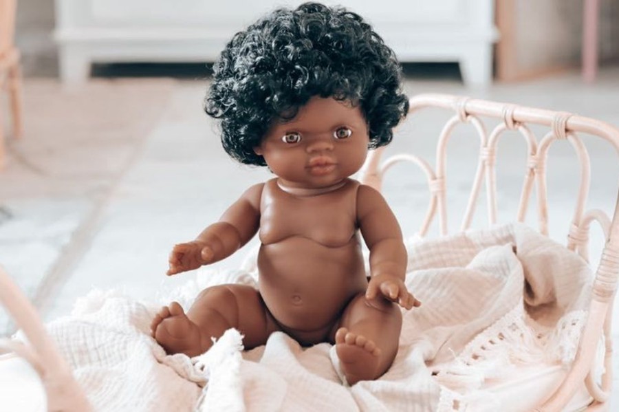 Pretend Play Paola Reina | Paola Reina Gordis - African Girl With Short Hair 34Cm - Faith