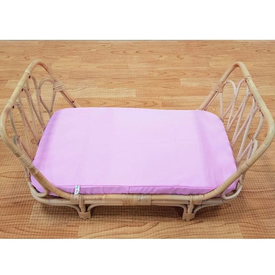 Dolls Poppie Toys | Poppie Toys - Poppie Fitted Sheet For Day Bed In Pink