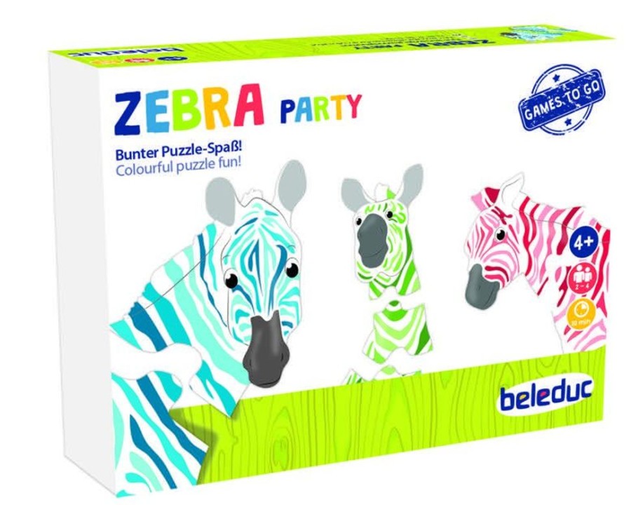 Puzzles Beleduc | Beleduc - Home Education - Games To Go - Zebra Party