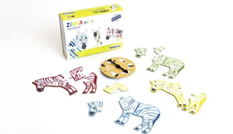 Puzzles Beleduc | Beleduc - Home Education - Games To Go - Zebra Party