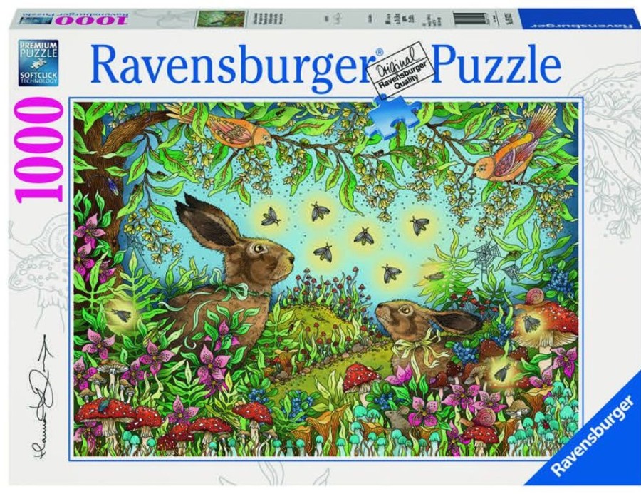 Puzzles Ravensburger | Ravensburger Puzzle - Nocturnal Forest Magic - 1000Pc - 151721