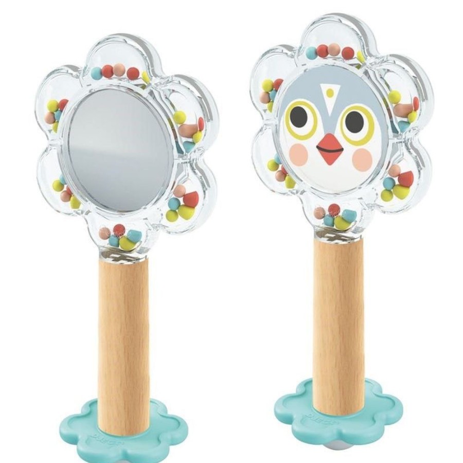 Babies & Toddlers DJECO | Djeco - Baby Flower Rattle