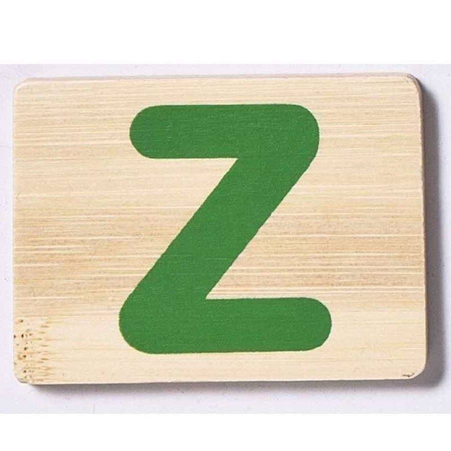 Babies & Toddlers Everearth | Everearth Bamboo Name Train Letter Tablet - Z