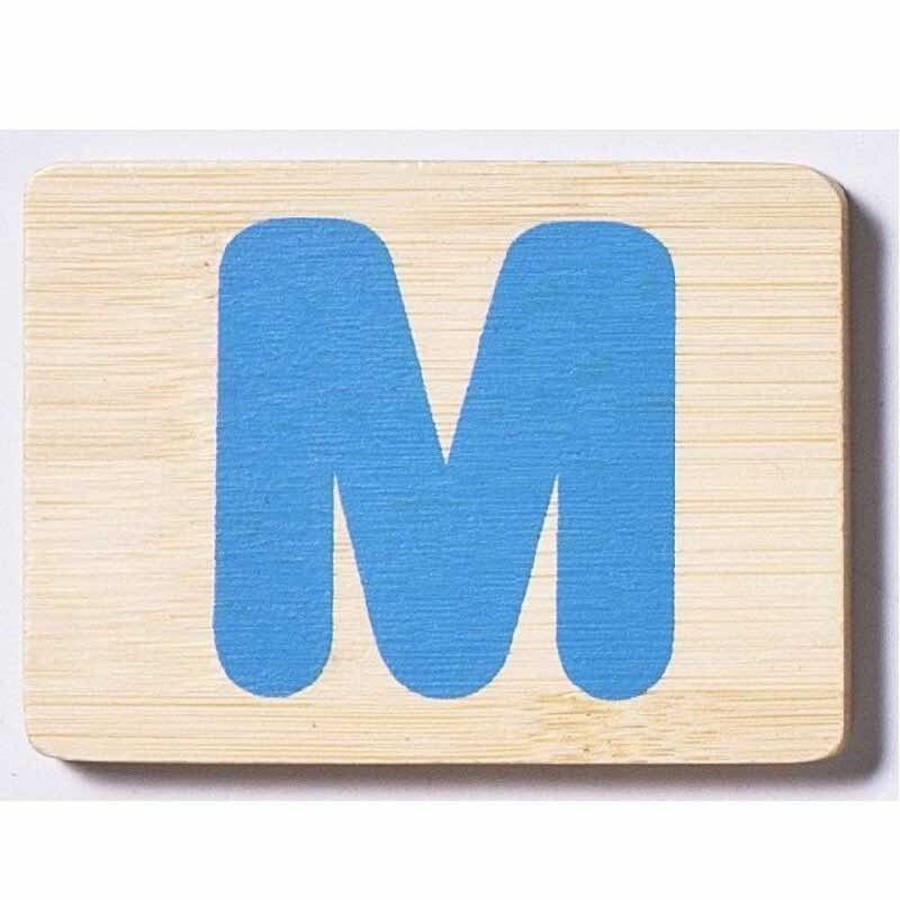 Babies & Toddlers Everearth | Everearth Bamboo Name Train Letter Tablet - M