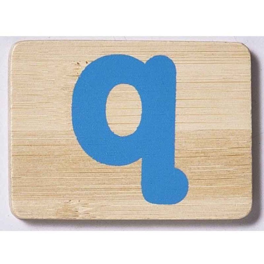 Babies & Toddlers Everearth | Everearth Bamboo Name Train Letter Tablet - Q