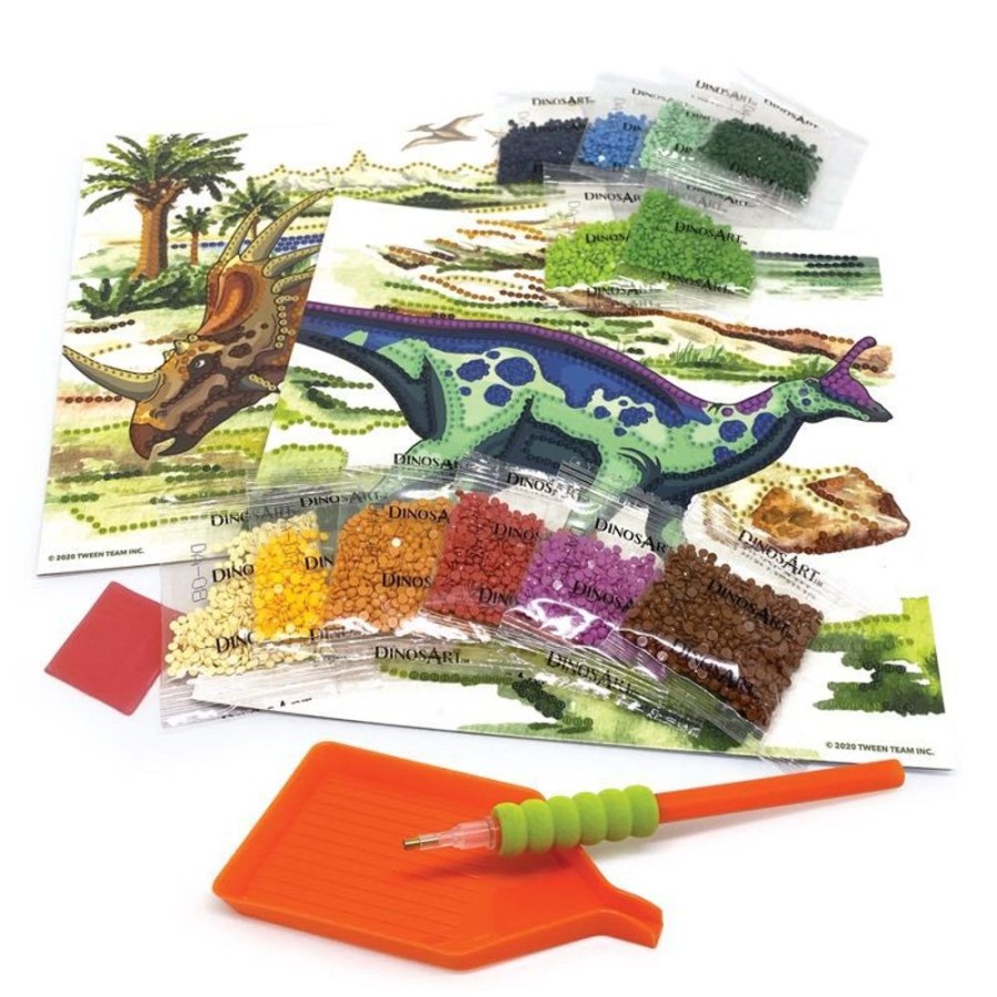 Travel Toys DinosArt | Dinosart - Dazzle-By-Number