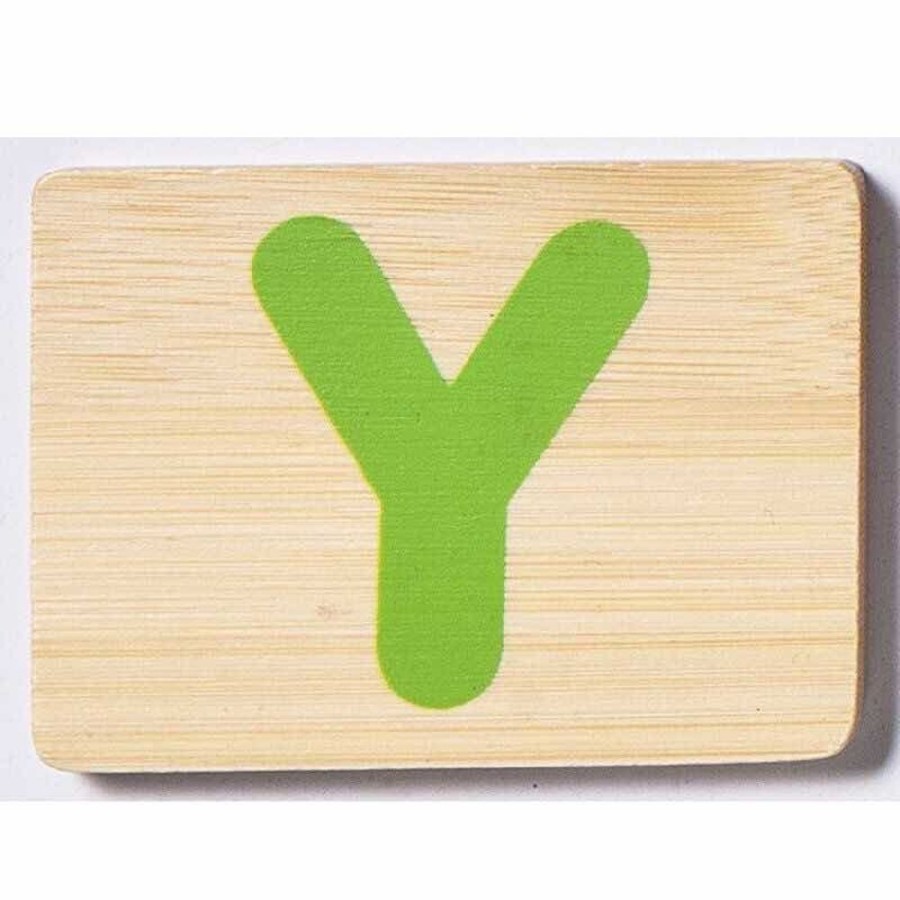 Babies & Toddlers Everearth | Everearth Bamboo Name Train Letter Tablet - Y