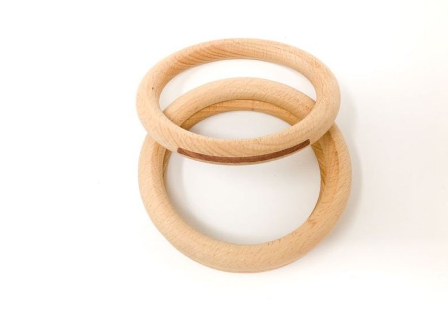 Classic & Retro Toys Grapat | Grapat - Big Wooden Rings X 3