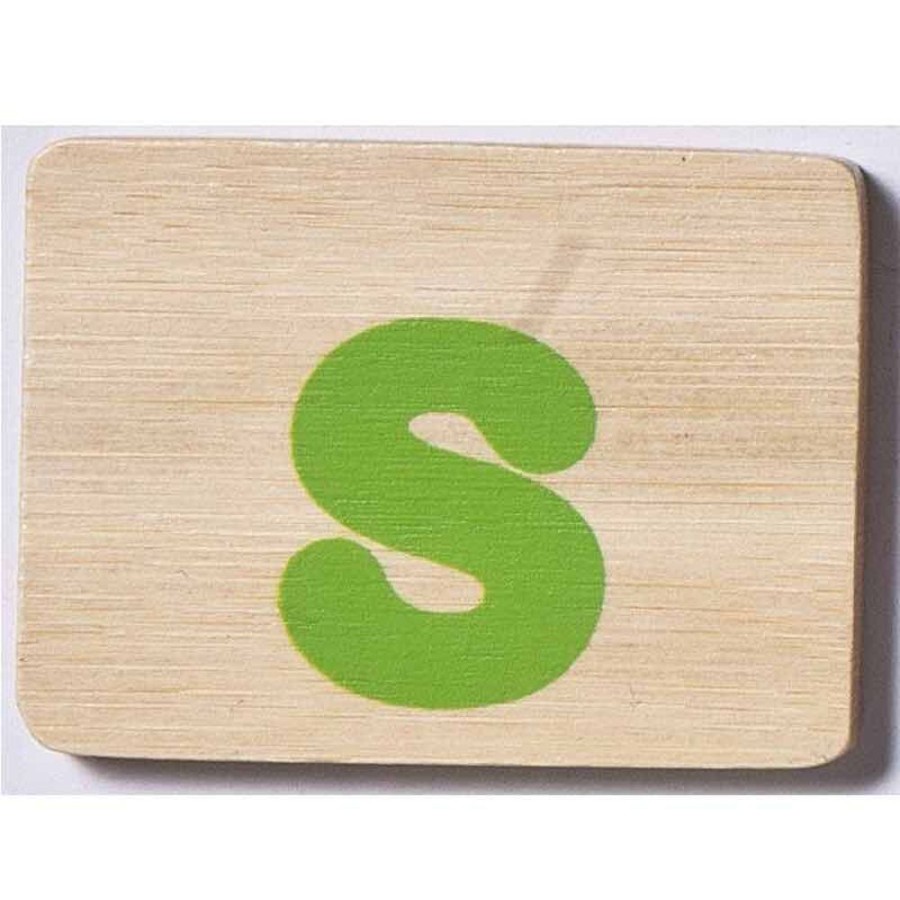 Babies & Toddlers Everearth | Everearth Bamboo Name Train Letter Tablet - S