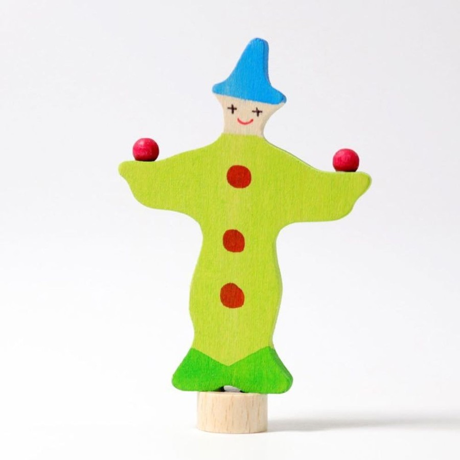 Furniture & Decor Grimm's | Grimm'S - Decorative Figure Juggling-Clown - 03390