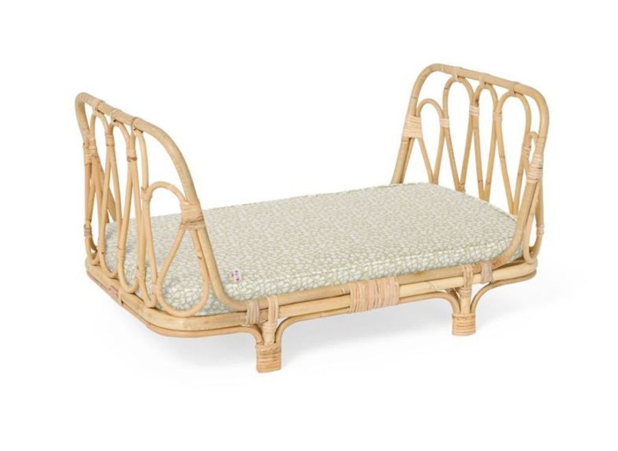 Dolls Poppie Toys | Poppie Toys - Poppie Day Bed - Olive Leaves