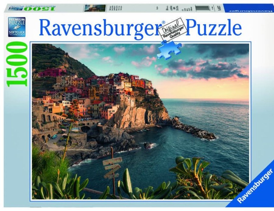 Puzzles Ravensburger | Ravensburger Puzzle - Cinque Terre Viewpoint - 1500Pc