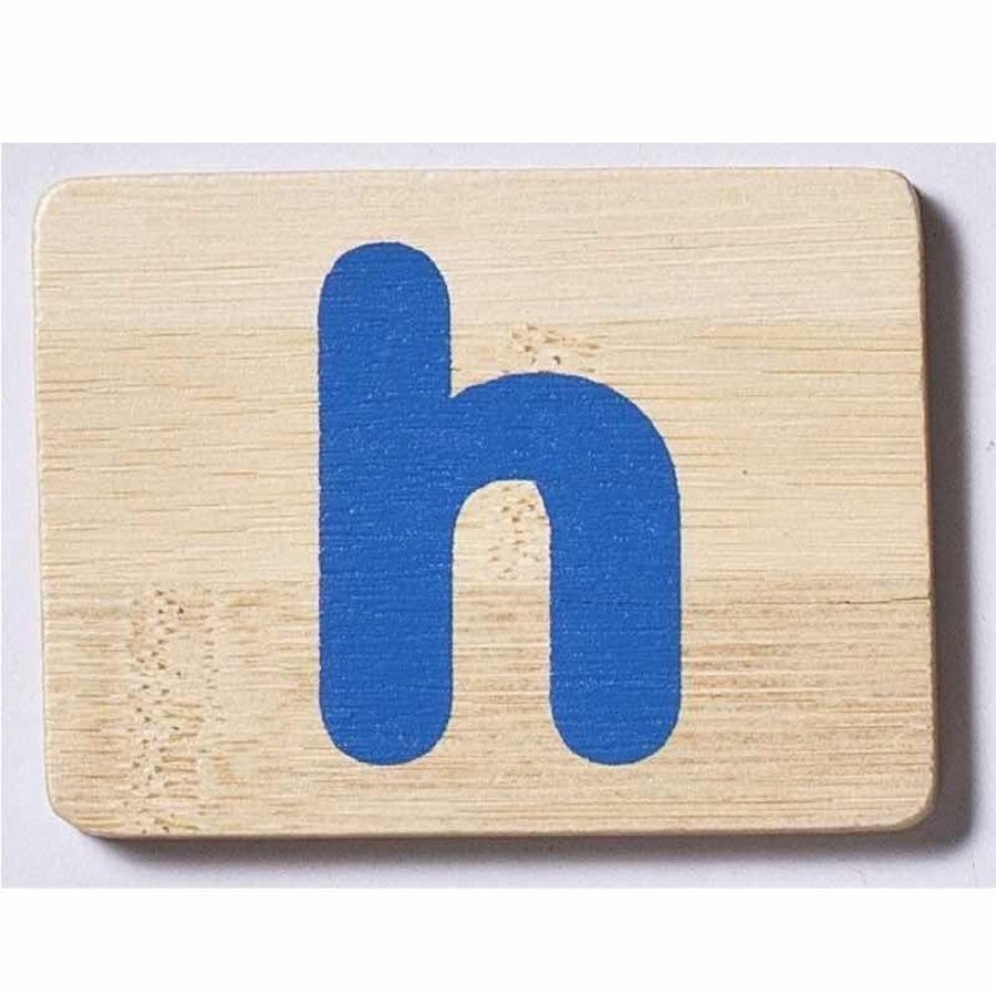 Babies & Toddlers Everearth | Everearth Bamboo Name Train Letter Tablet - H