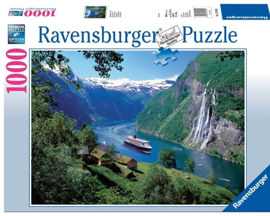 Puzzles Ravensburger | Ravensburger Puzzle - Norwegian Fjord - 1000Pc