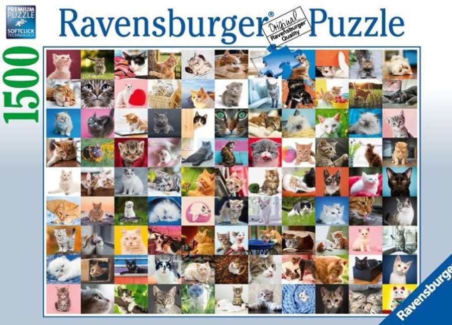 Puzzles Ravensburger | Ravensburger Puzzle - 99 Cats - 1500Pc