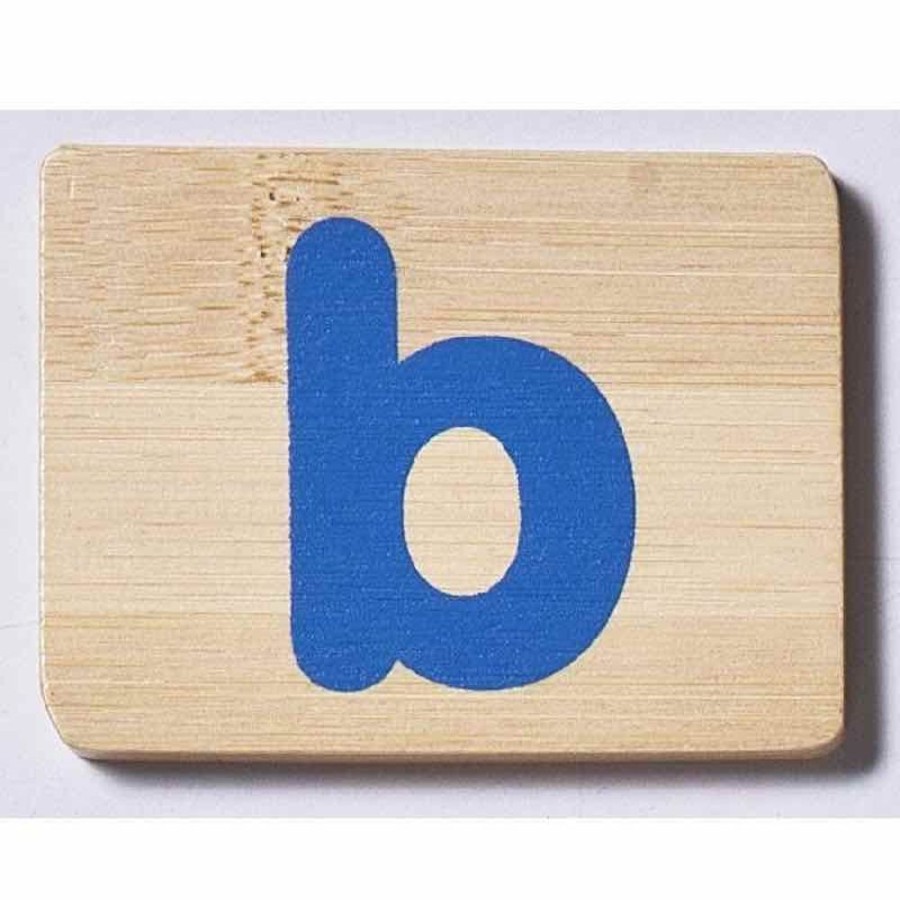 Eco Toys Everearth | Everearth Bamboo Name Train Letter Tablet - B