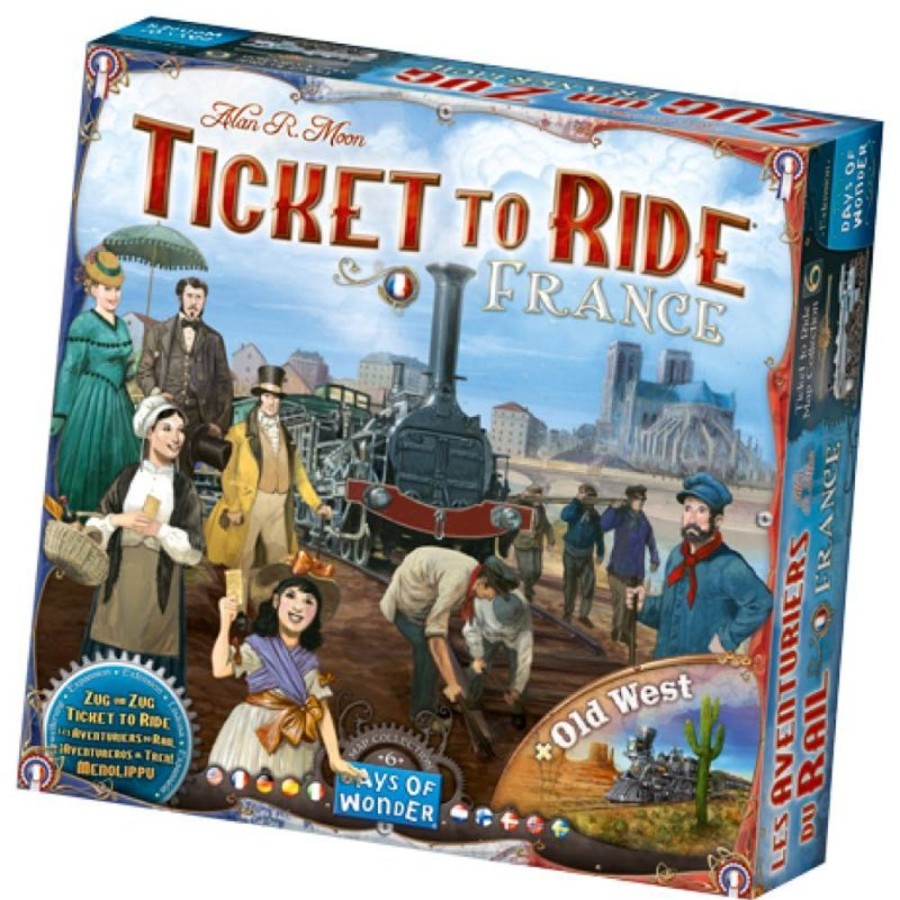 Games Days of Wonder | Days Of Wonder - Ticket To Ride - France + Old West