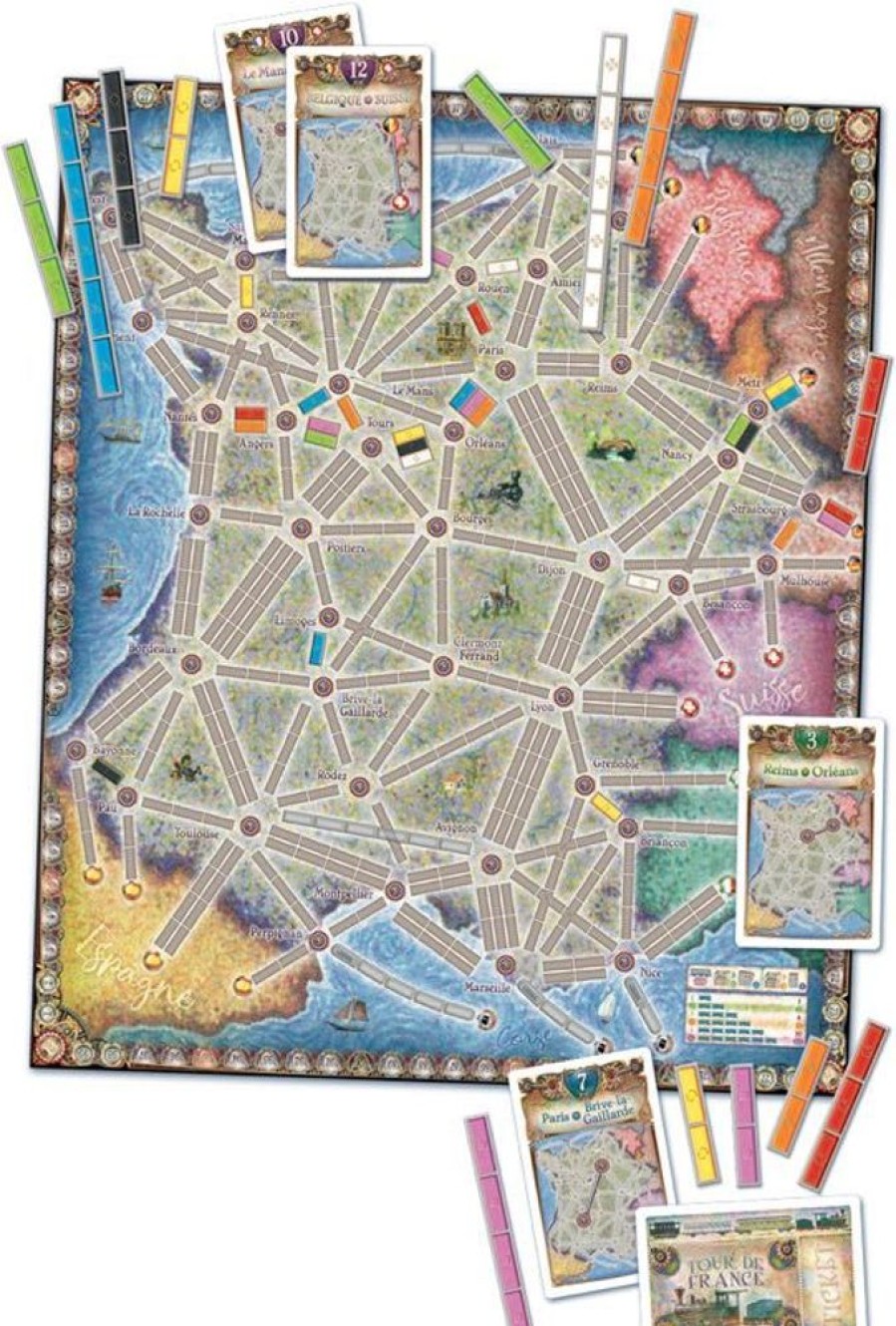 Games Days of Wonder | Days Of Wonder - Ticket To Ride - France + Old West