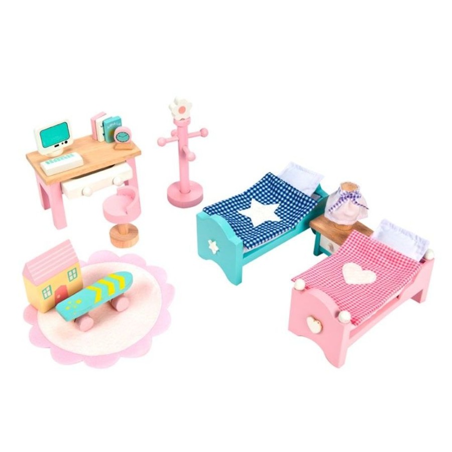 Doll Houses And Accesories Le Toy Van | Le Toy Van - Doll House Daisylane Children'S Bedroom