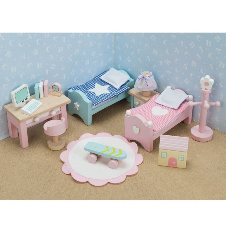 Doll Houses And Accesories Le Toy Van | Le Toy Van - Doll House Daisylane Children'S Bedroom